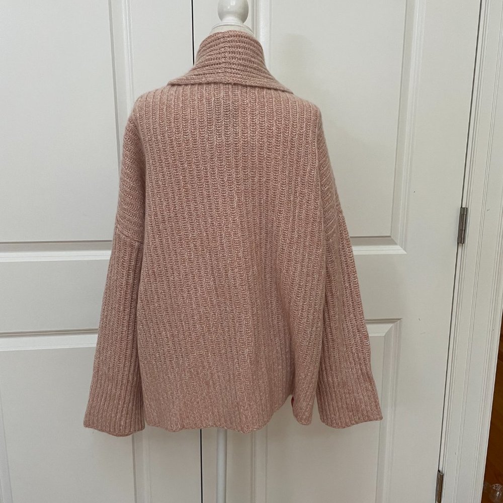 Cashmere Fisherman Shawl Cardigan from Naadam - Picture 3 of 6